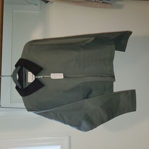 New Lucky Brand Women's Cropped Utility Jacket in Sage Green Sz Large